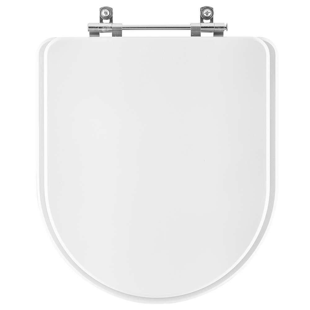 Assento Sanitário Laqueado Levanzo Branco para vaso Eternit