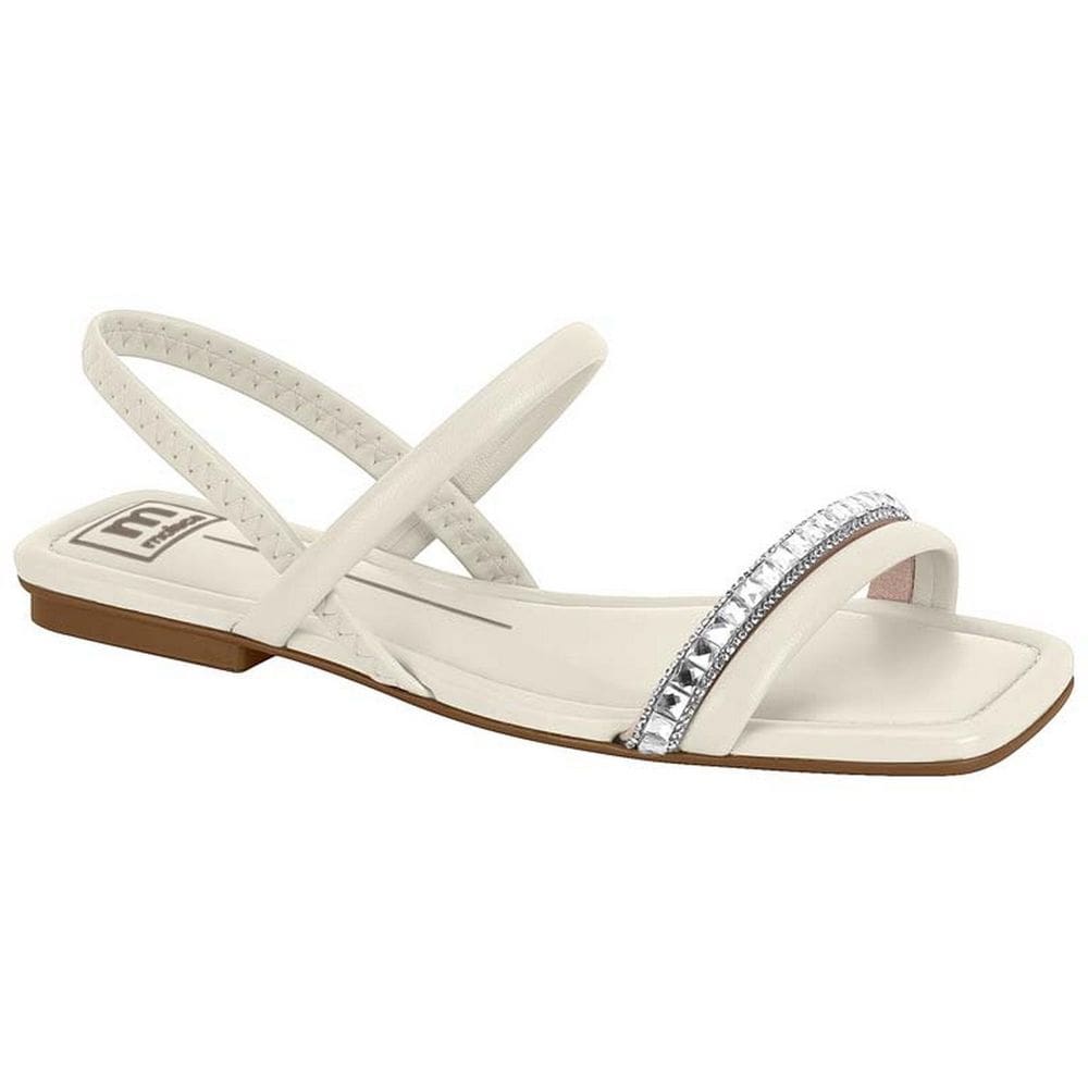 Sandalia Rasteira Moleca Calce Facil Tira De Brilho 5462.111