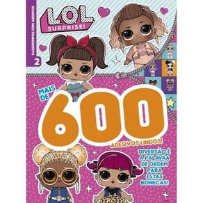 Lol Surprise! - Mais de 600 Adesivos Lindos! - Vol. 02