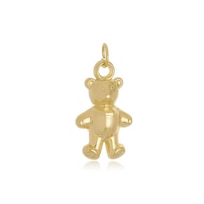 Pingente Urso Teimoso Ouro Amarelo