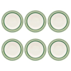Prato Fundo de Cerâmica Donna Campestre 21,5cm 6un - Biona 135700
