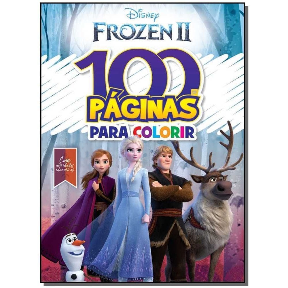 100 Paginas para Colorir Disney Frozen 2