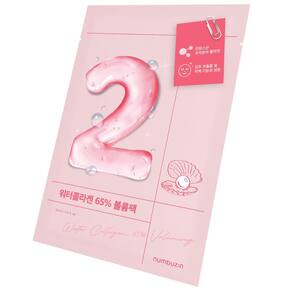 Máscara de folha numbuzin No.2 Water Collagen 65% Voluming
