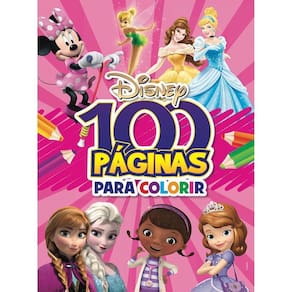 Disney - 100 Páginas Para Colorir - Meninas