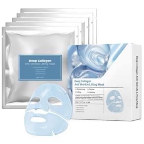 Máscara facial GNJOY Collagen Deep Anti Rugas com peptídeo de cobre