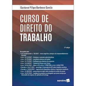 Curso De Direito Do Trabalho - 17Ed/22