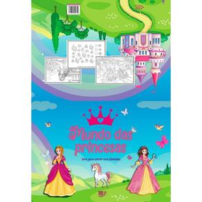 Mundo Das Princesas - Livro Para Colorir Com Atividades