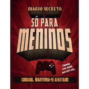 Diário Secreto - Só Para Meninos Videogame - Com Caneta Mágica
