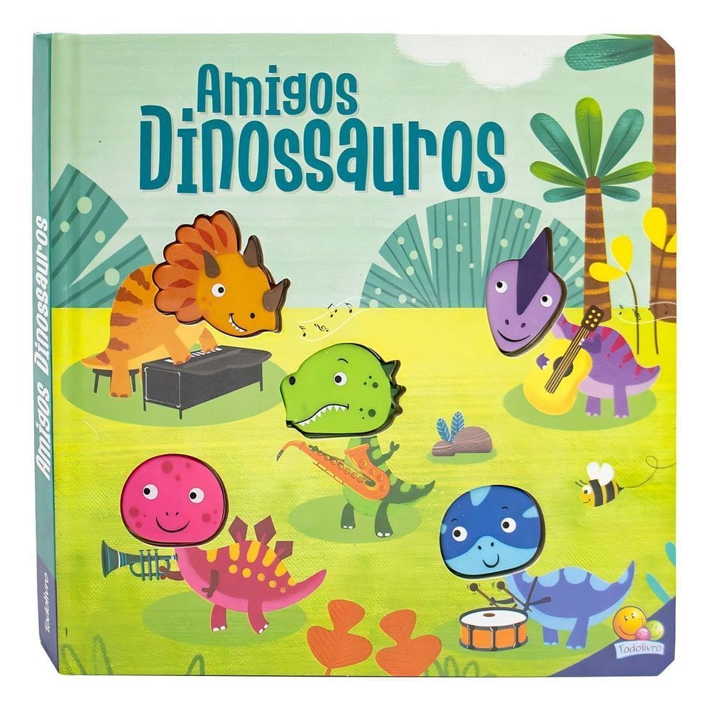 Amigos Barulhentos - Livro Sonoro: Amigos Dinossauros