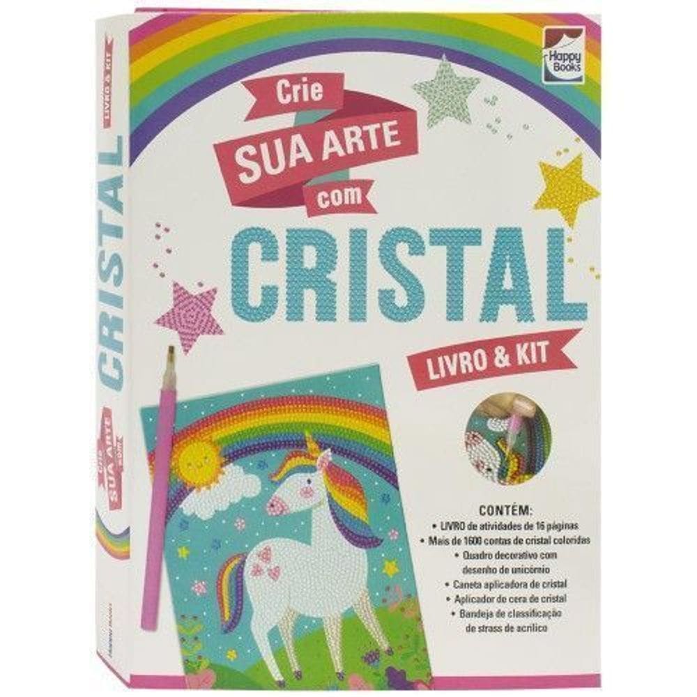 Livro & Kit: Mania Do Cristal Unicornio