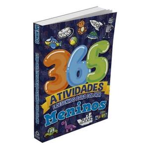 Meninos - Livro  365 Atividades e Desenho Para  Colorir