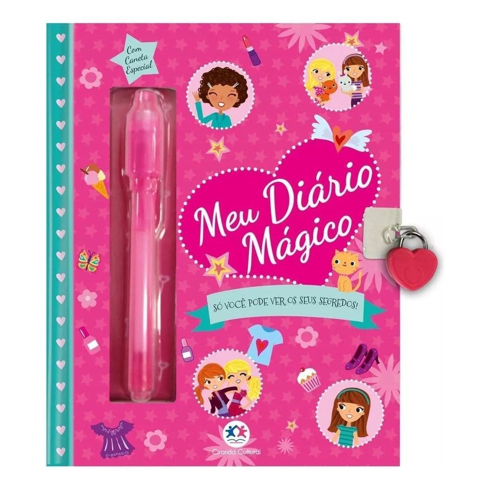 Meu Diário Mágico - (Com Caneta Especial)