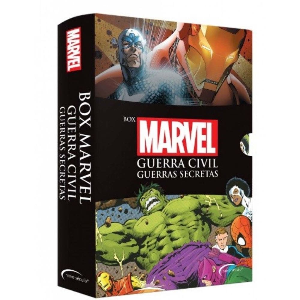 Box Marvel Guerra Civil - Guerras Secretas