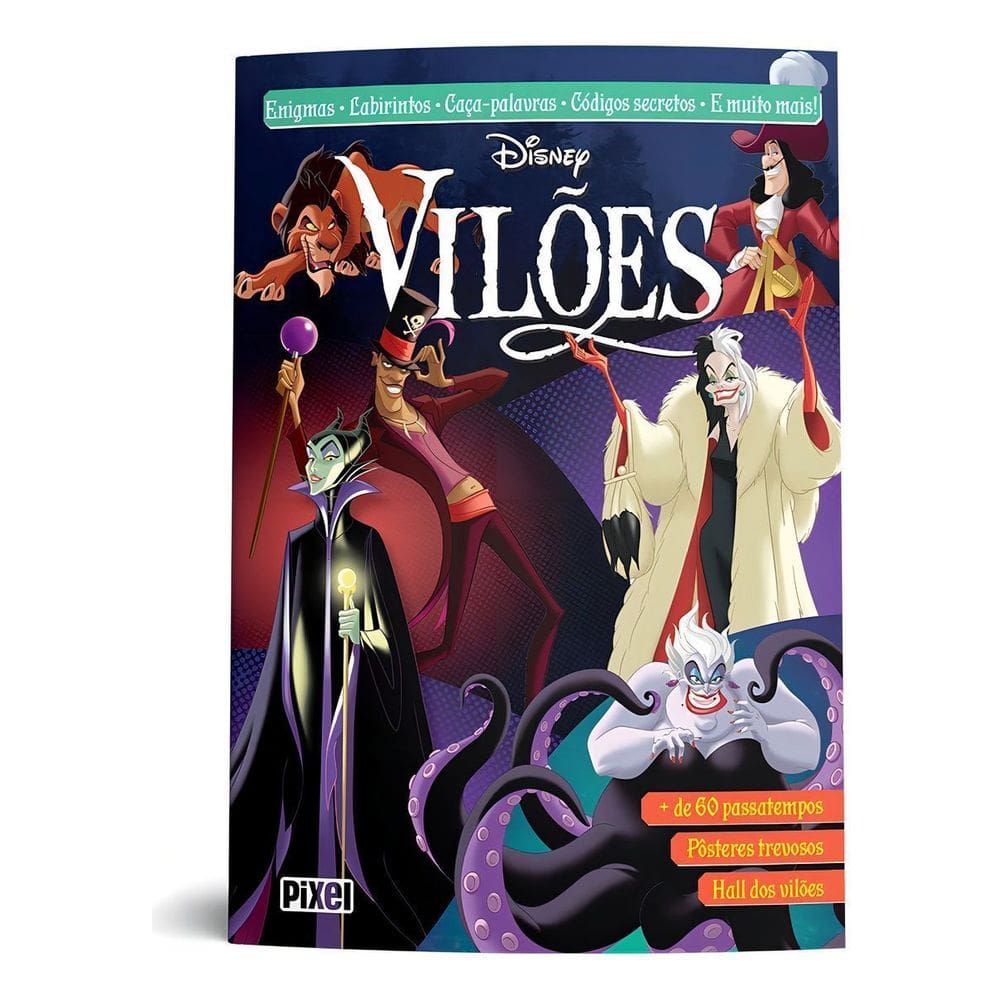 Livrão Vilões Da Disney