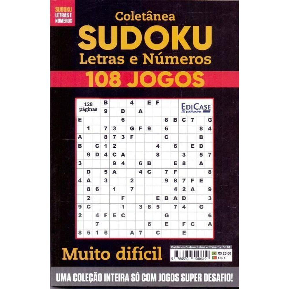 Coletãnea Sudoku Letras e Números Ed.01