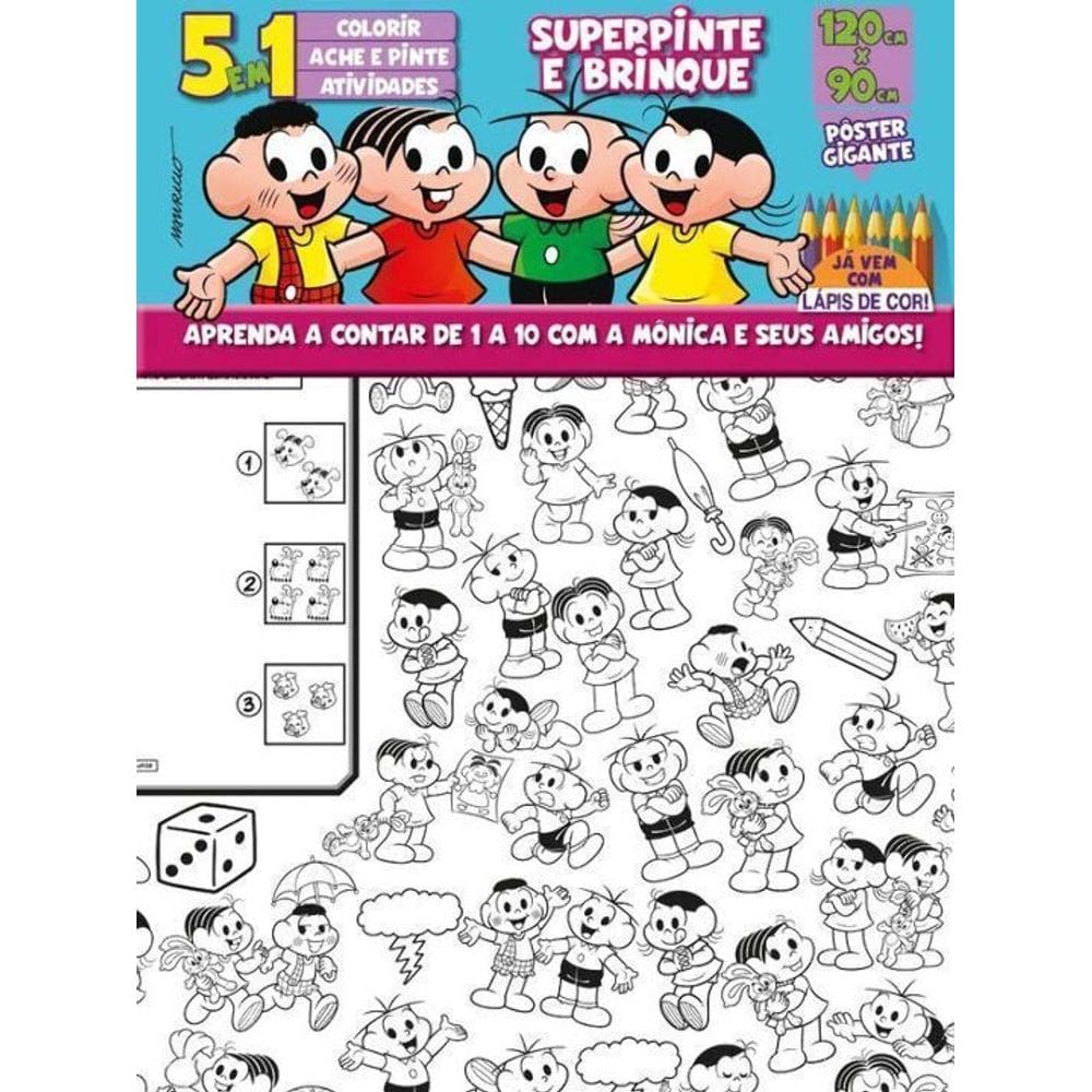 Superpinte e Brinque: Turma da Mônica