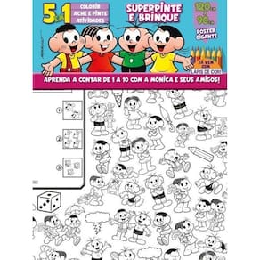 Superpinte e Brinque: Turma da Mônica