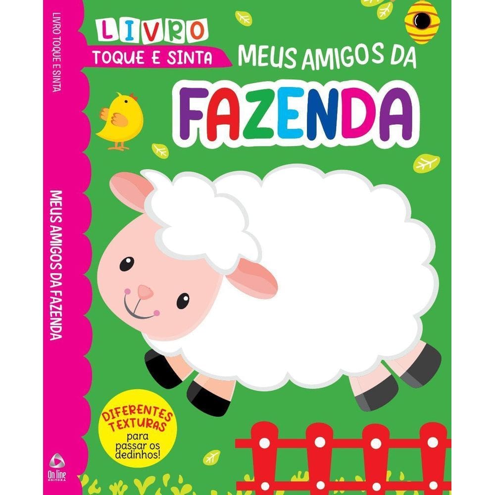 Livro Toque e Sinta - Meus Amigos da Fazenda