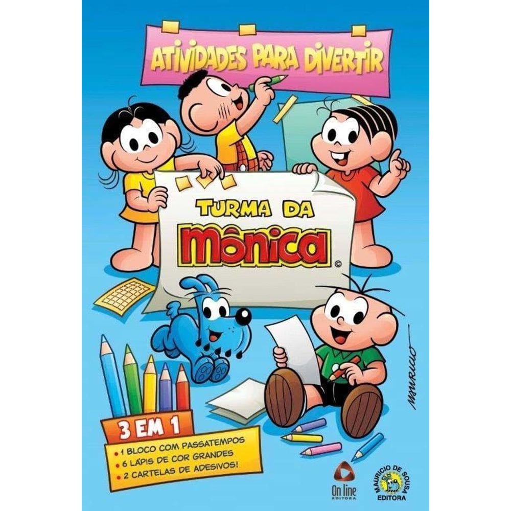 Turma Da Mônica Atividades Para Divertir