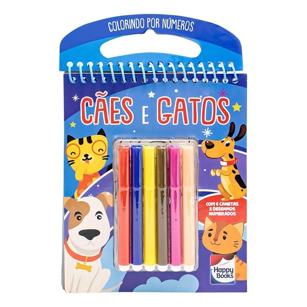 Colorindo Por Números: Cães e Gatos