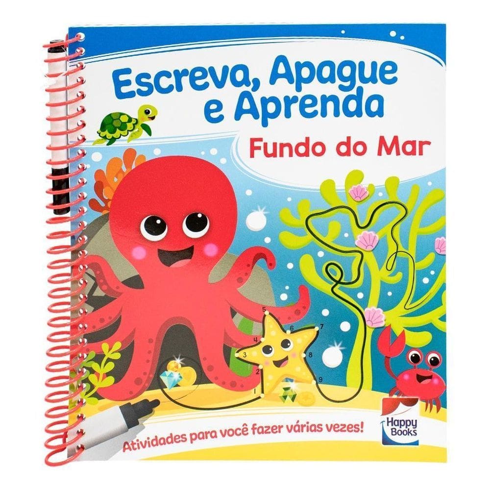 Escreva, Apague e Aprenda: Fundo Do Mar