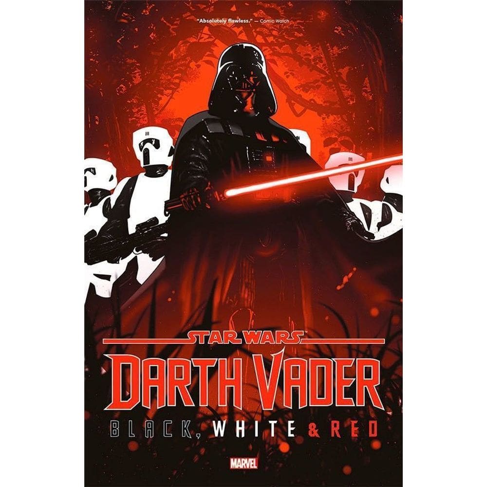 Darth Vader - Preto, Branco e Vermelho