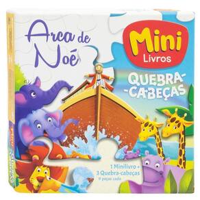 Mini Livros - Arca de Noé - Quebra Cabeças