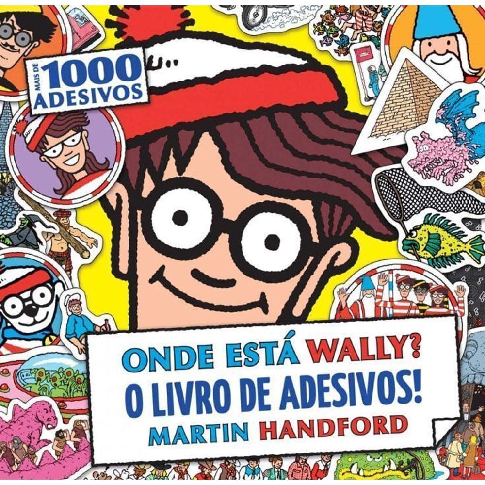 Onde está Wally? O livro de adesivos!