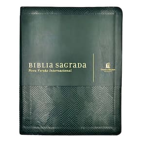 Bíblia Nvi, Couro Soft, Verde, Com Espaço Para Anotações, Leitura Perfeita