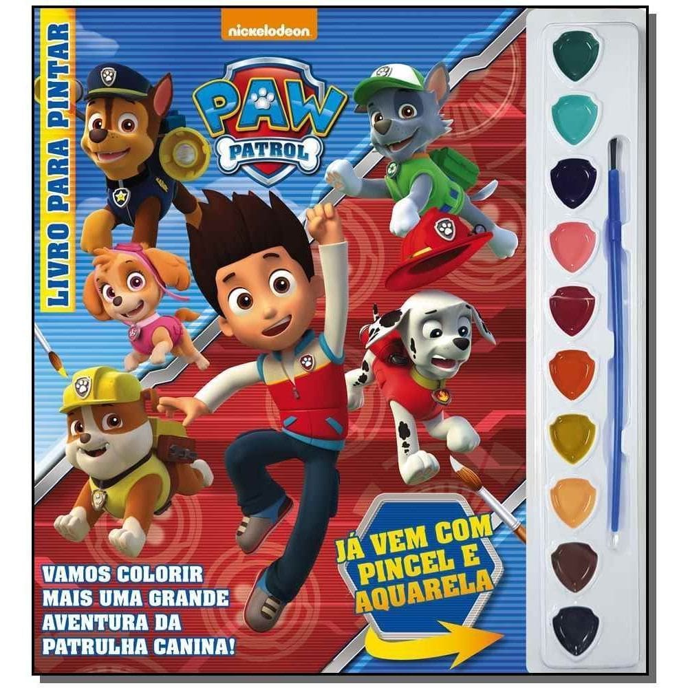 Patrulha Canina Livro Para Pintar
