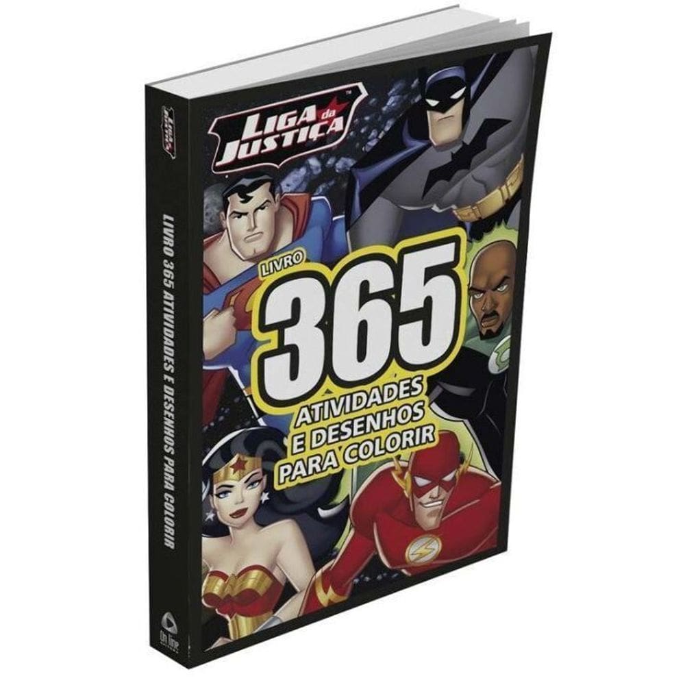 Liga da Justica - Livro 365 Atividade e Desenho Para Colorir