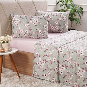 Jogo de Cama Queen Cotton Touch 4 Peças 158x198x35cm