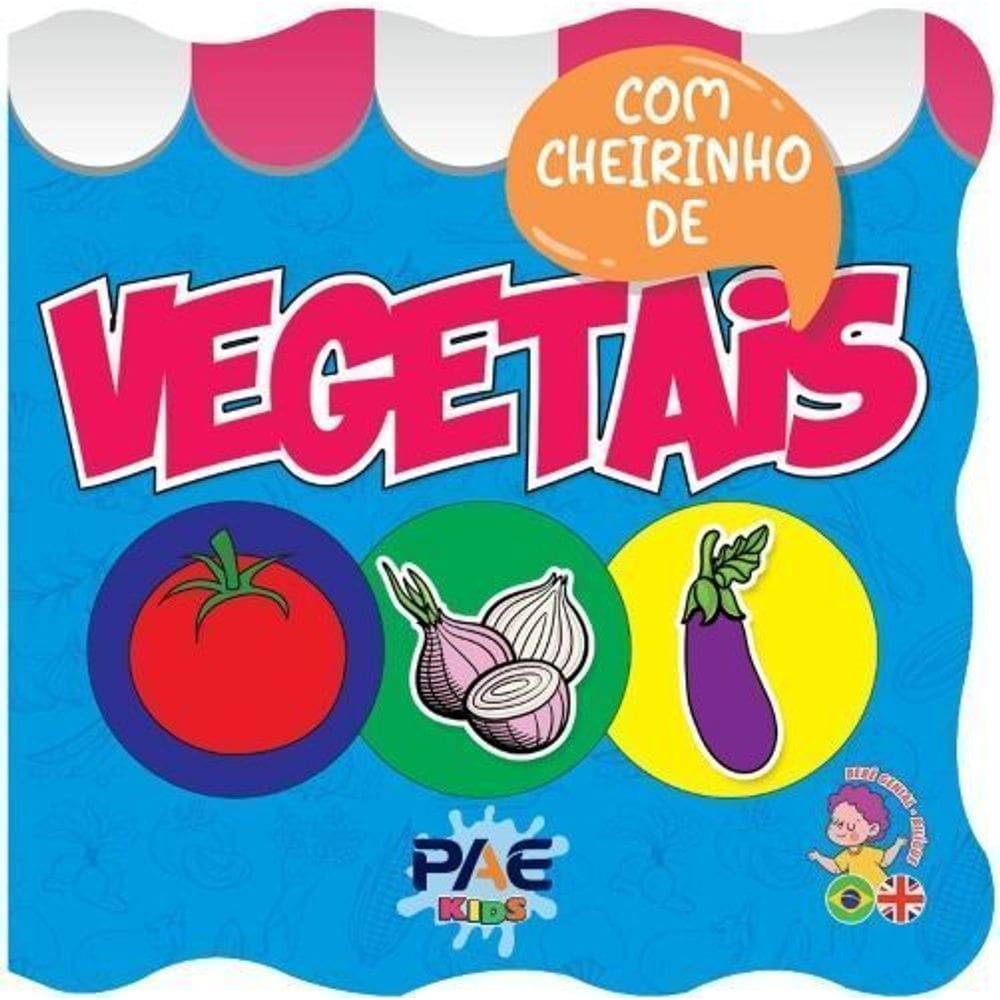 Livro de Banho Com Cheirinho - Vegetais
