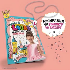 Clubinho Da Laura - No Reino Das Princesas + Pingente Da Amizade