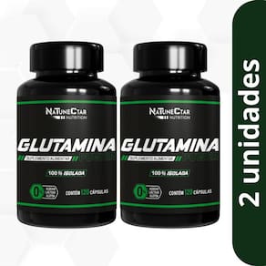 Kit Glutamina Power 100% Isolada - 2 unid (240 cápsulas)