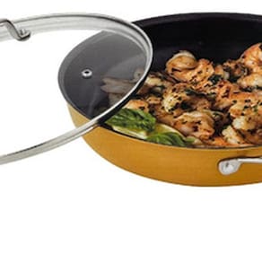 Frigideira Alta Revestimento Ceramico 28cm 2,7 L Amarela