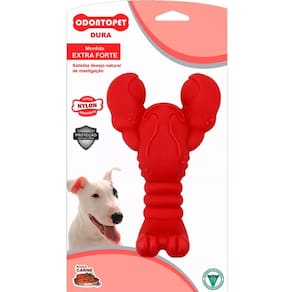 Brinquedo Mordedor Extra Forte Cachorro Odontopet Dura Lagosta G Cães 22kg