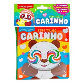 Livro de Banho - Com Muito Carinho - Acompanha Pato de Borracha