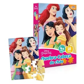 Quebra Cabeça Princesas Disney 28 Peças Grandinho - Toyster 8046