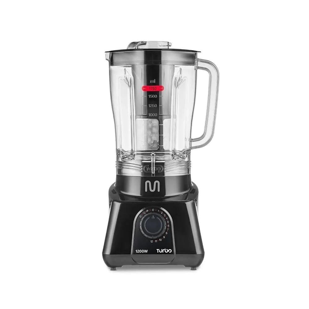 Liquidificador Multi Turbo, 2,6 Litros, 1200W, 220V, Preto, LQ1202, MULTI