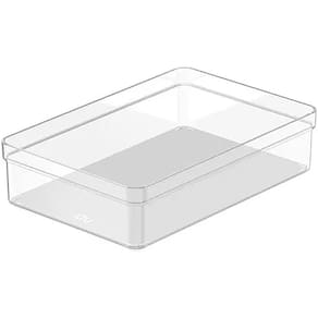 Organizador de Gavetas Clear 22,5x15x5,6cm Natural OGC600NT - Ou