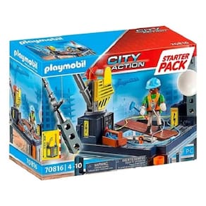 Playmobil Action Starter Pack - Canteiro De Obras – 60 peças