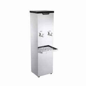 Bebedouro Industrial Refrigerado Inox De Coluna 25L 2 Torneiras Geladas BI25L 127V