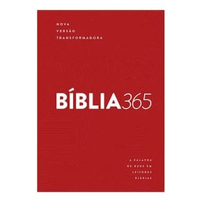 Bíblia 365 NVT - Capa Vermelha - Nova Versão Transformadora