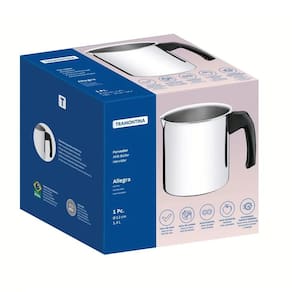 Ferverdor Leite Água Alegra 1,4 Litros 12cm Aço Inox Baquelite Tramontina