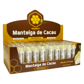 Manteiga De Cacau Protetor Labial Display 50unid Batom - Natunectar