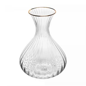 Decanter de Cristal Ecológico com Fio de Ouro Optic 1,5L 20544 - Wolff