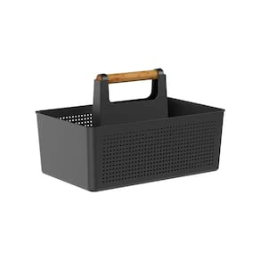 Cesto Organizador Flow Multiuso Fechado com Alça Preto 34x22x21cm OMW100PTF - Ou