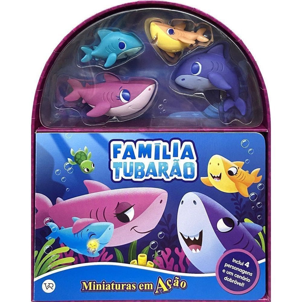 Miniaturas Em Ação - Família Tubarão
