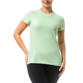 Camiseta Columbia Basica Bordado Verde Feminino